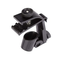 Adjustable Drum Rim Mic Clips – Microphone Mount Clamp (Pack of 2) Black