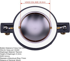 Compatible with Mackie Speaker Diaphragm, SRM450, 1701-8, DC10, D-SRM450 P Audio