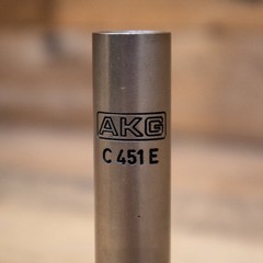 AKG C451E Condenser Microphone Preamp, Silver Module C451E U271426-01