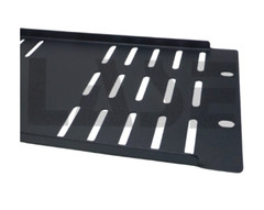 3U (Space) Vented Black Heavy Duty Flanged Blank Rack Case Panel 19″ x 5.25″