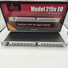 DBX 215s 15-Band Dual Channel Graphic Equalizer Switchable ±6 or ±15 dB US Stock