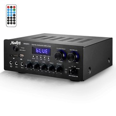 MOUKEY Power amplifier system Maximum output 220W Bluetooth compatible Dual Chan