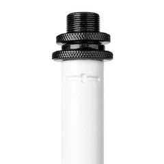 SHURE White Mic Stand With 10″ Round Base + Mic Foam Black + SMC20