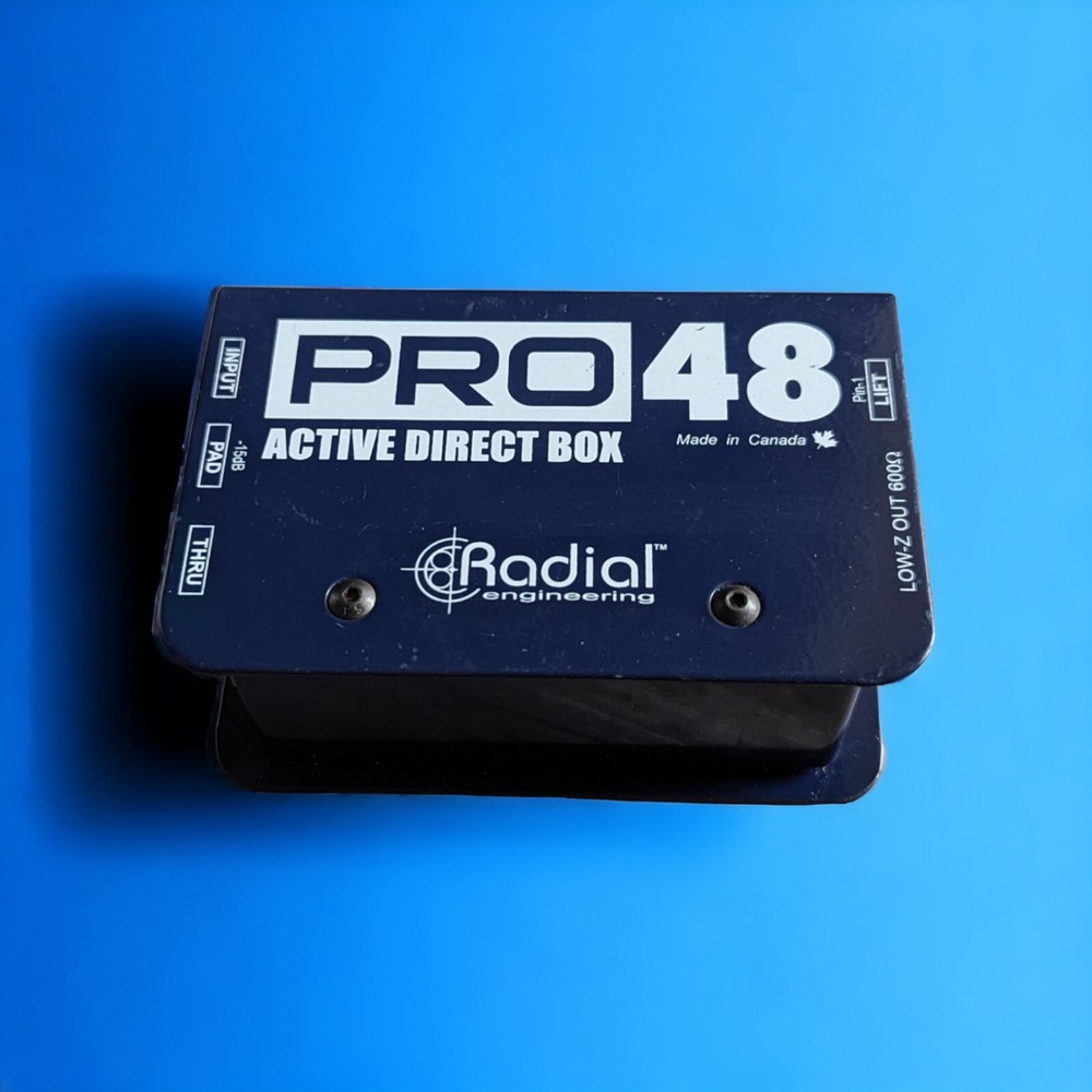 Radial PRO48 Active Direct Box DI Made In Canada Tested Working