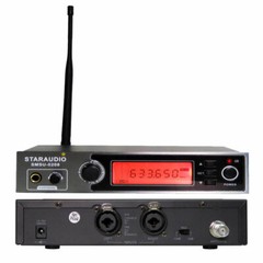 UHF Monitor Microphone System 1CH PLL In-Ear Wireless Mic For Singer in Stage