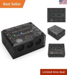 High-Precision MIDI Hub with USB-C Power – Lightweight for On-the-Go Musicians