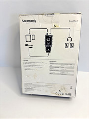 Saramonic SmartRig II XLR Mic & 1/4″ Guitar Adapter Phantom Power Smartphone