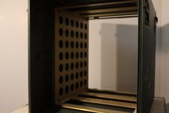 Aluminum EDAK MILEX 12U 19×19 Rack Mount Case With Accessory Door in 1 Lid