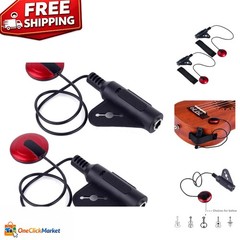 High-Performance Piezo Pickup Microphone – Ideal for Guitar, Ukulele, Mandolin