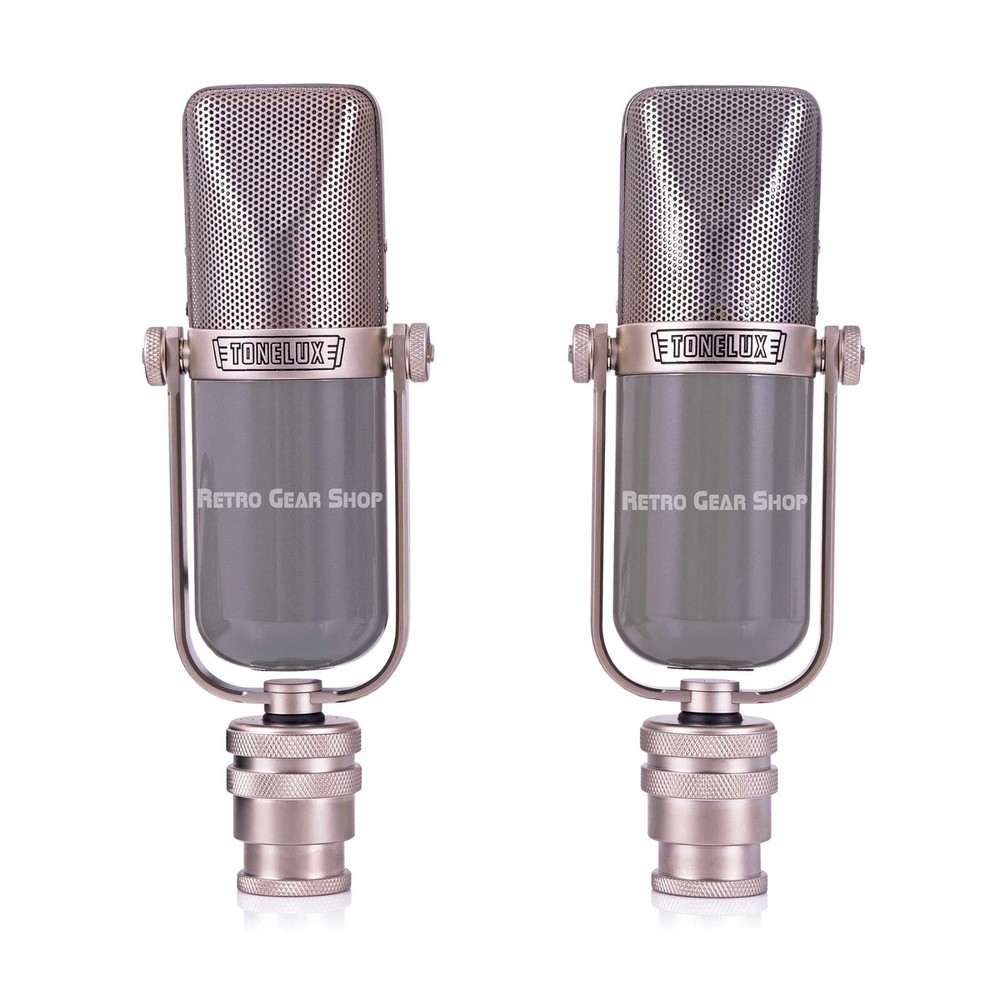 Tonelux JC37 Stereo Matched Pair Tube Condenser Microphone New