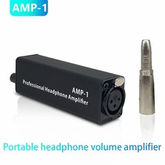 1Pc New Portable Headphone Amp Converter XLR to 3.5mm Audio Plug-and-Play