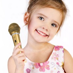 2Pcs Durable Plastic Microphone Props for Kids Creative Performance and Play