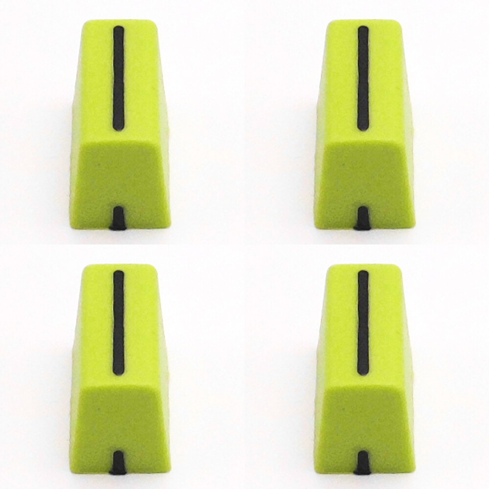 4pcs Fader Knob Cap For Pioneer DDJ-SX SZ Rane 61 62 64 68 Denon Numark (Green1)