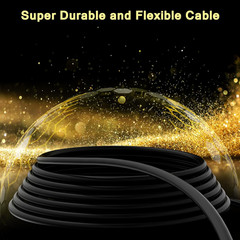 150ft XLR Microphone Cable – 21AWG Heavy-Duty DIY Audio Wire, Tinned Copper