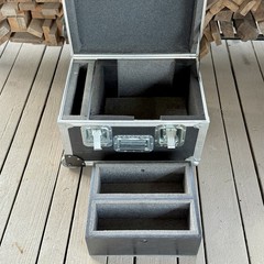 Vintage Bruel & Kjaer Flight Road Case by Georgia Case Co. Padded Wheels USA
