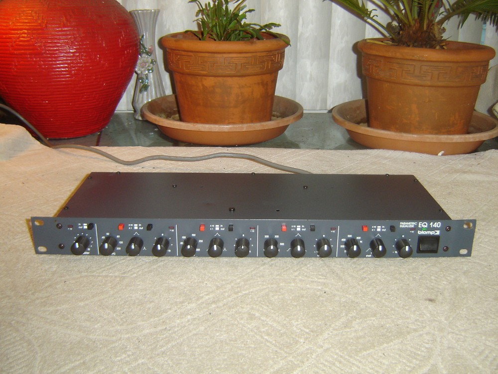 Biamp EQ 140, Latter Version, 4 Band Parametric Equalizer, Eq, Vintage Rack