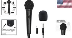 Pro Handheld Microphone Wired Cardioid Dynamic Mic 13ft Cable Karaoke Stage Amp