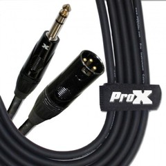 Pro X 5 Ft. Balanced 1/4″ TRS-M to XLR-F High Performance Audio Cable