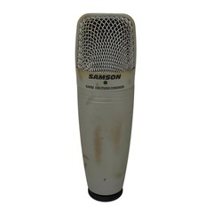Samson C01U USB Studio Condenser Microphone Silver with Pouch Podcasting Music