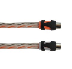 RD RCA Y Splitter Audio Cable Connection, OFC Oxygen Free Copper, Tinned 1F2M