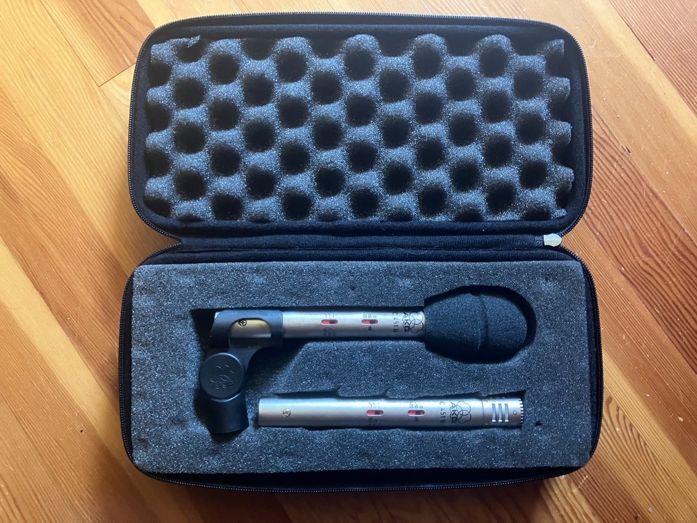 AKG C451B Small Diaphragm Microphone Studio/Live Reference Condenser Mic pair