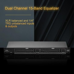 Btuty Audio Equalizer EQ-215 Dual Channel 15-Band Equalizer Graphic Equalizer