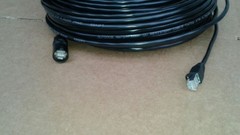 25FT PRO CAT5E Tactical Shielded w/Neutrik Ethercon RJ45 to RJ-45 Booted cable
