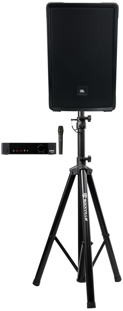 JBL IRX112BT 12″ 1300w Powered DJ Portable PA Speaker+Bluetooth+AKG Wireless Mic