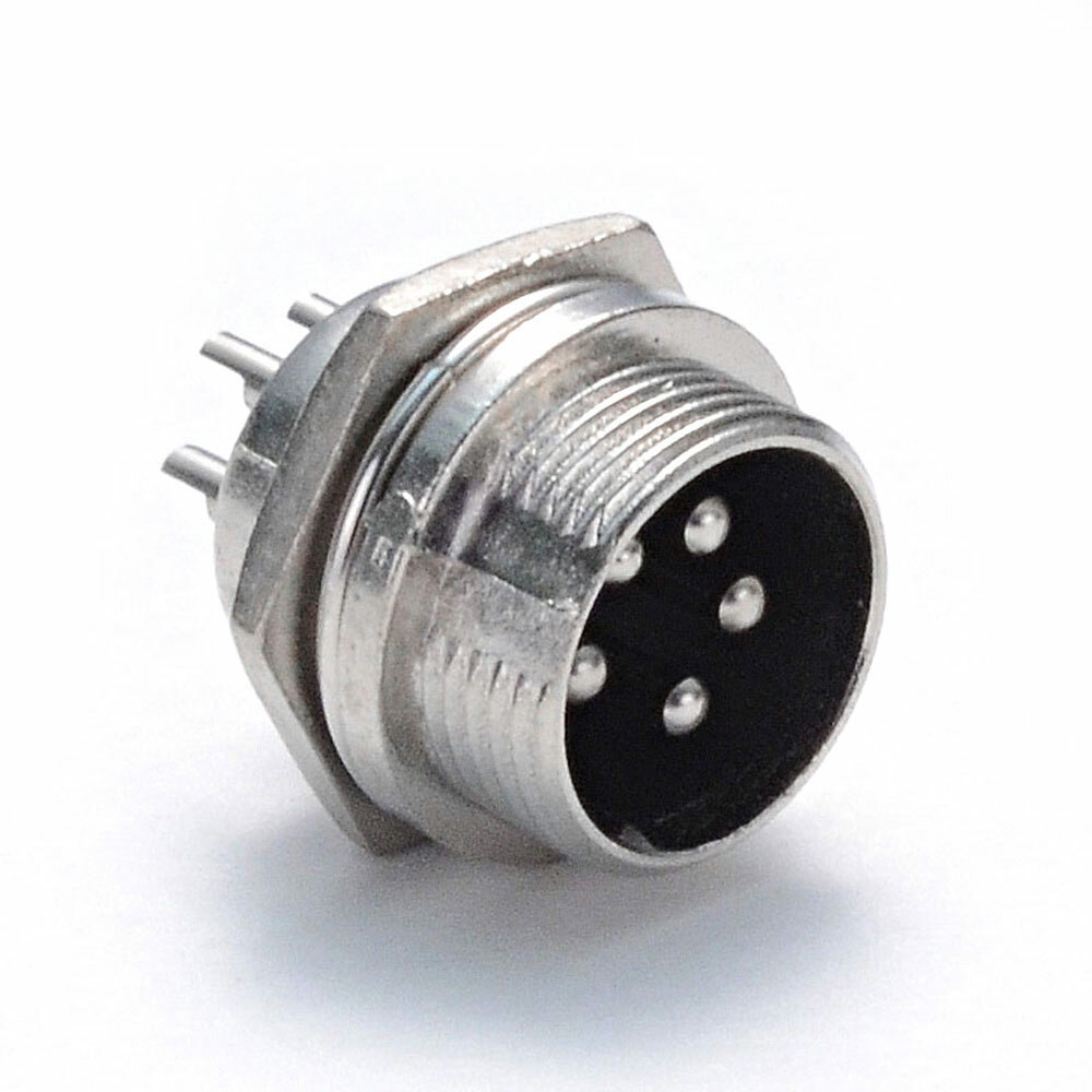 Seismic Audio NEW Male MINI XLR Panel Mount Connector – 5 PIN