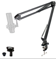 ChromaCast 38″ Adjustable Boom Mic Suspension Scissors Desk Microphone Stand