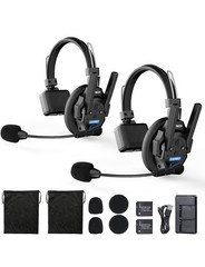 SYNCO XTALK XPRO2 Wireless Intercom Headset 2.4GHz Communication System 2 Pcs