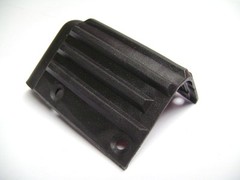 Eight (8) Black Plastic Speaker Box Corners 3″