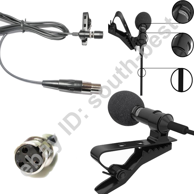 Tie Lavalier Condenser Microphone for Shure Wireless Speak Talking MICWL M800