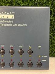 Pre Owned | Broadcast Tools TS-6 Telephone Call Director Unit Only – Blue