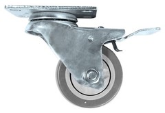 Rockville 3″ Locking+Swivel Steel Caster Wheels For Mackie Thump18S Subwoofer