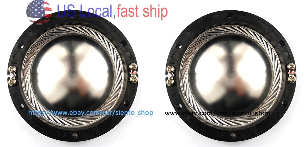 2pcs Aluminium Dome Diaphragm for Altec 288, 291, 299, 16 ohm US Local