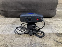 RadioShack FM Wireless Receiver W/ Power Adapter & Microphone 32-1257 Testd Read