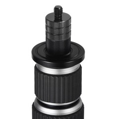 Mic Stand Adapter 1/4 Female to M6 Male Screw for Camera Tripod Mount Black