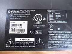Yamaha SP2060 Digital Speaker Management Processor