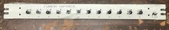 Fiberoptics 1U FIS 12 Ch Patch/Rack Panel FI-2075 with FC-FC bulkheads installed
