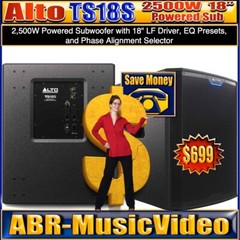 Alto Professional TS15S 15-inch Powered Subwoofer/ 1 Year Manufacture Warranty