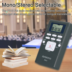 Retekess Church Translation System with 1 FM Transmitter & 5 FM Radio Receivers