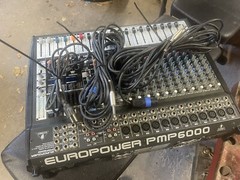 BEHRINGER PMP6000 1600W 20 Channel Powered Mixer Japan 100% Tested Works Good