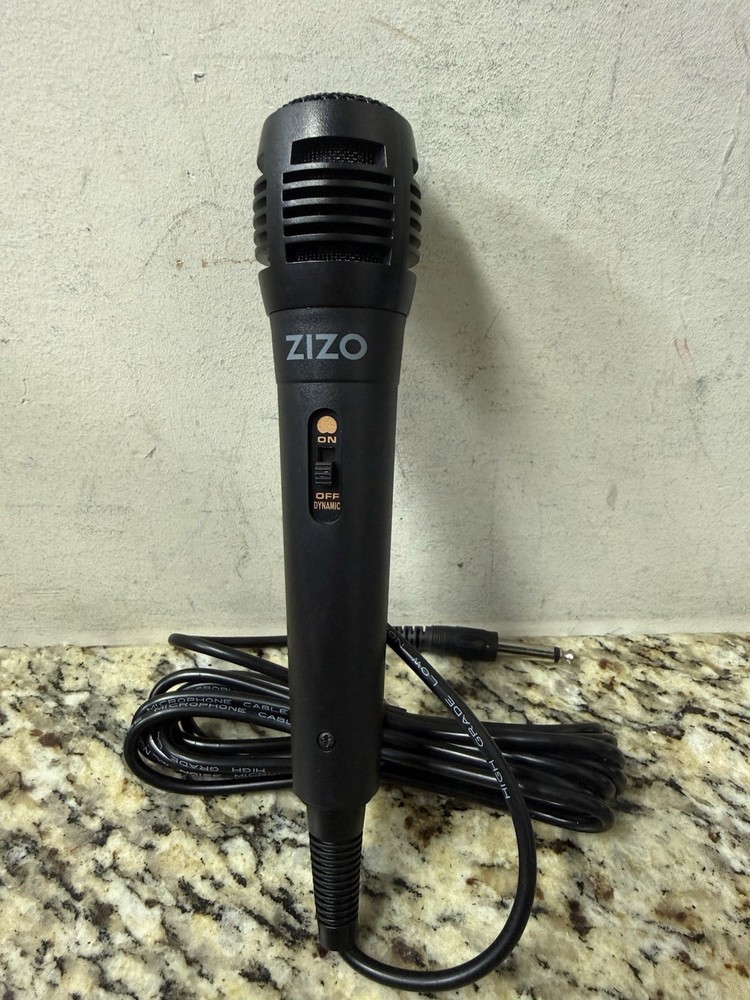 ZIZO Dynamic Microphone 1/4″ Jack Plug-In Corded Cable Karaoke Singing Machine