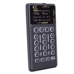 Portable Voice Changer Multifunctional Cool Lights For Gaming Easy To Use