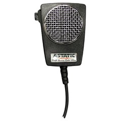 302-10005 D104M6B Amplified Ceramic Power 4-Pin CB Microphone, Black