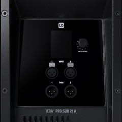 LD System ICOA PRO SUB 21 A 3000W 21″ DSP Subwoofer,136dB SPL,29Hz Low-End Power