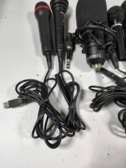 LOT OF 10 Various Brands & Models Microphone Used Working