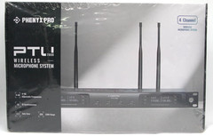 PHENYX PRO PTU 7000-4B Wireless Microphone System – 328ft Range