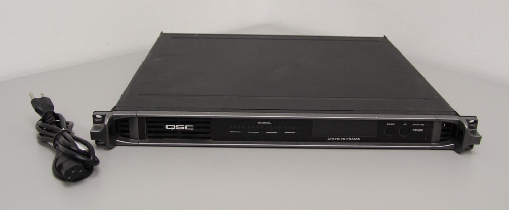 QSC Q-SYS I/O Frame Type 2 Network Interface With 3 CIML4-HP Cards